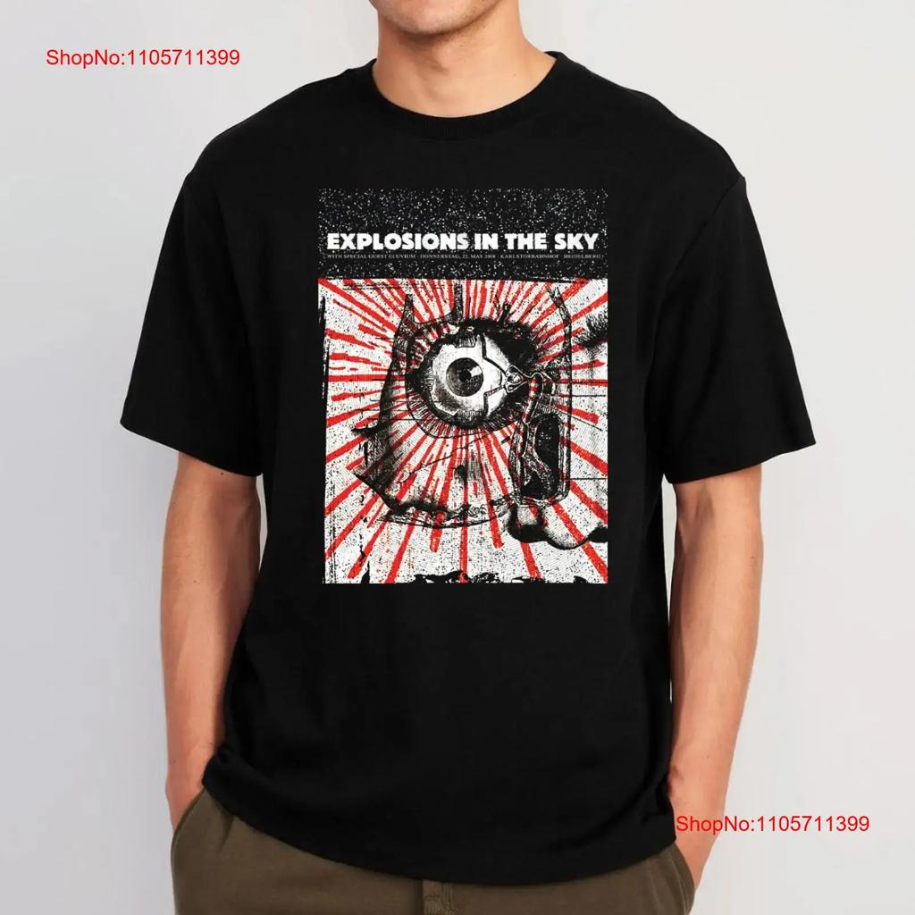 Explosions In The Sky Style Post Rock Retro Vintage T Shirt S 5xl Long Or Short Sleeves Vintage Washed Top For Everyday Wear