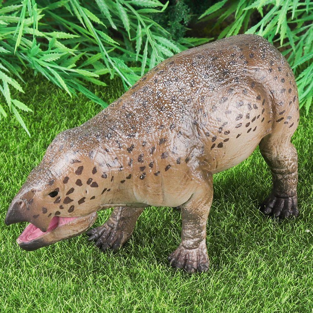 Large Brown Bear Figure Toy Realistic Desktop Animal Ornament for Home Decor Office Display