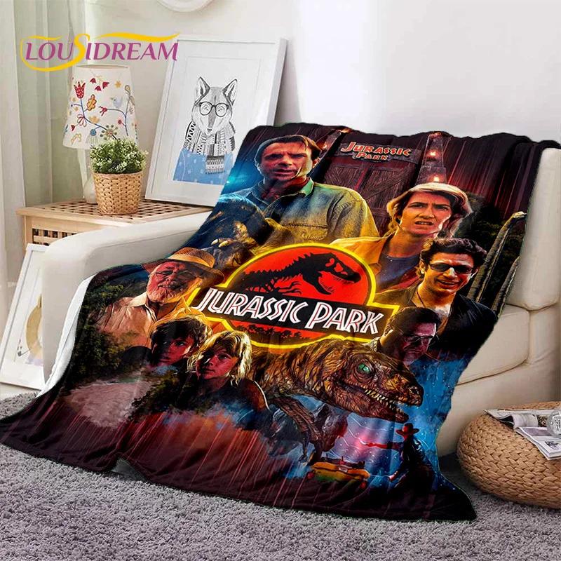 3D Cartoon Jurassic Park Dinosaur Dino Soft Flannel Blanket for Beds Bedroom Sofa Picnic,Throw Blanket for Outdoors Leisure Gift