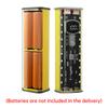DIY Power Bank Case Mecha Transparent Model Rechargeable Battery Case No Soldering 4pcs 21700 Battery Box