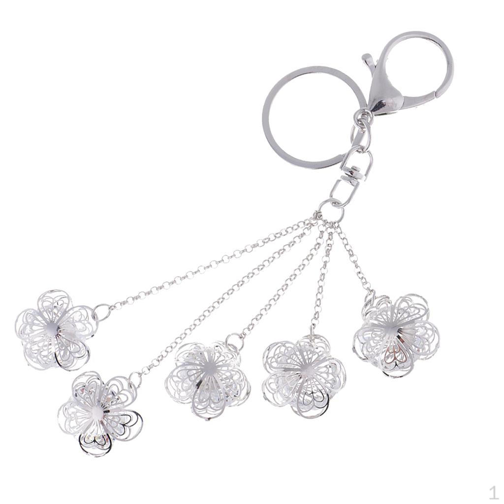 

Брелок для ключей с камелией, кольцо, подвеска для сумки, декор, подарок для девочек