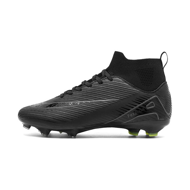 Hot-selling high-top adult men's and women's long nails broken nails football shoes outdoor professional student competition training shoes non-slip