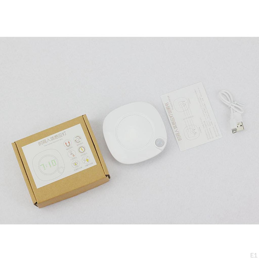 Night Lamp Wall Clock,Auto (White Color)