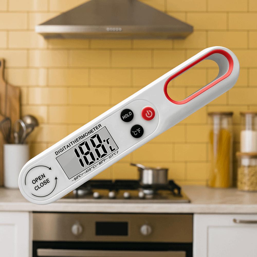 Switchable Units Probe Food Thermometer Instant Read Food Temperaure Sensor  Liquid
