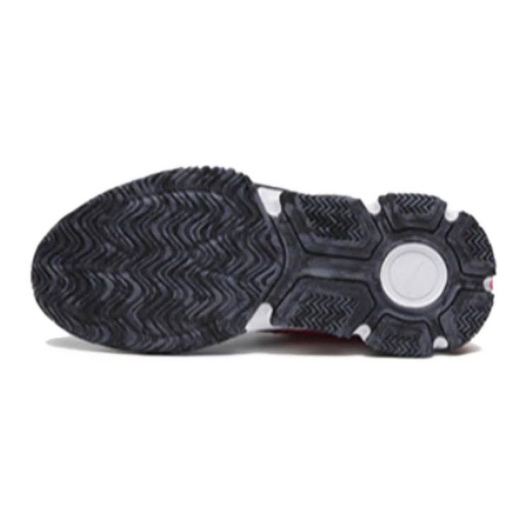 Anta Comfortable Versatile Shock Absorbing Non-Slip Low-Top Kids Basketball Shoes Kids Sneaker Black Red 312311115-2