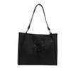 Stylish Black Pink Beige Khaki Large Capacity Chic Bow Tote Bag For Daily Use