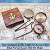 Nautical Compass Plain Engravable Solid Brass Navigational Marine Compass with Wooden Box