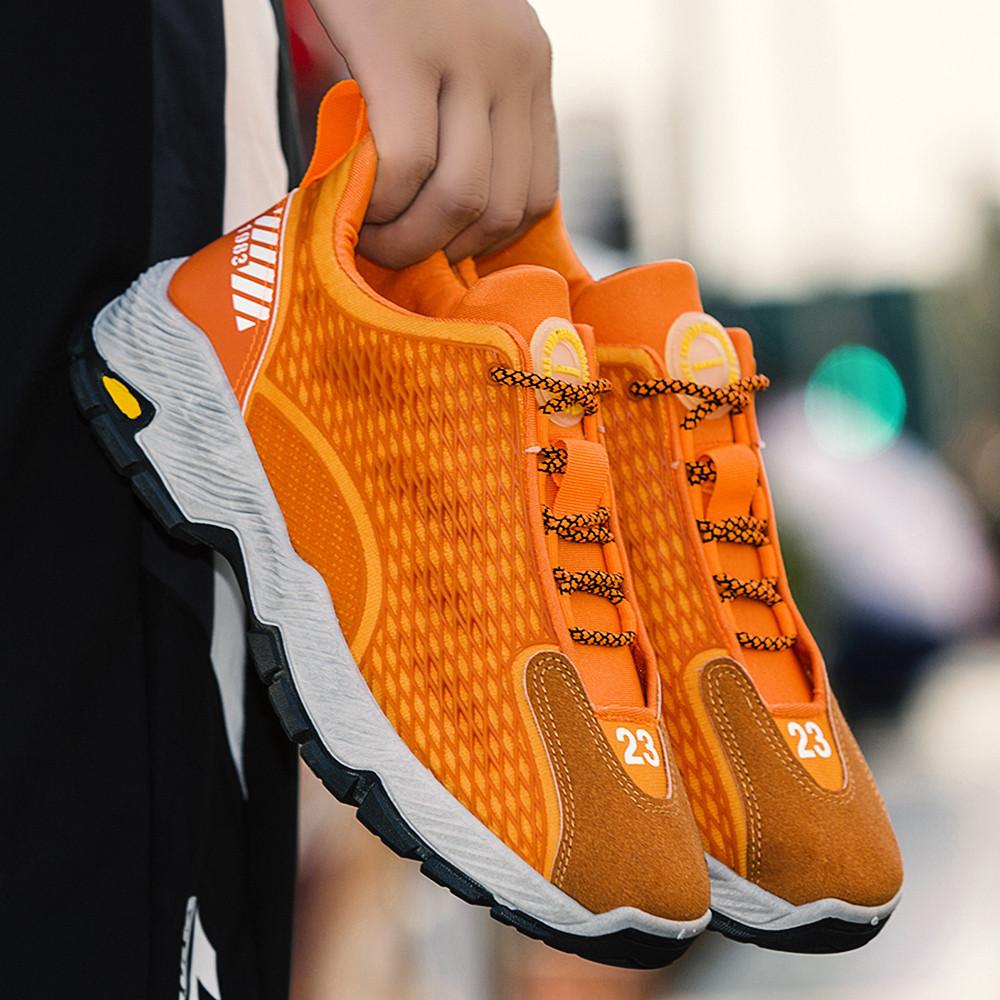 Sneaker Men's Outdoor Running Shoes Breathable Soft Bottom Comfortable Casual Shoes Trendy Low-Top Running Shoes