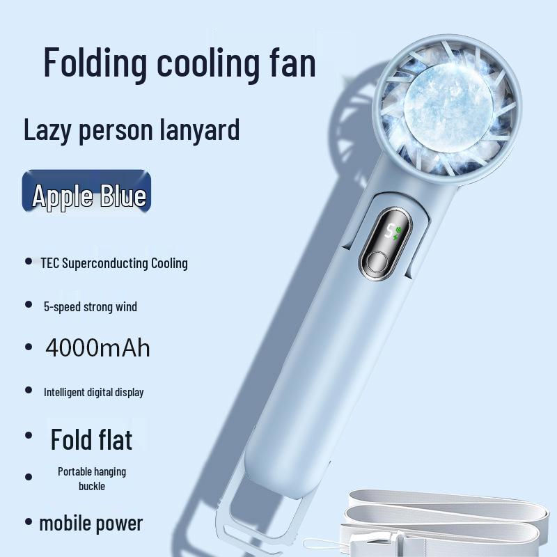 

Portable USB Folding Silent High-Speed Handheld Fan for Outdoor Use English Manual