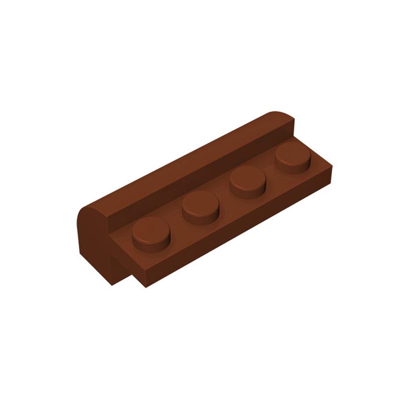 Non-Toxic Moc 10Pcs 6081 Slope Curved Building Blocks 2X4X1 1/3 With 4 Recessted Studs Bricks Educational Toys Children Birthday Kid Gift