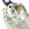 Maruzen Drawstring Shingen 20 X 28 X Featuring Japanese-made Bag, Style, 1.5 Cm, Choju-giga (animal Caricatures), White.