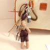 Style Personality Creativity Cute Plush Doll Scarf Little Rabbit Pendant Coffee Bean Bag Pendant Keychain