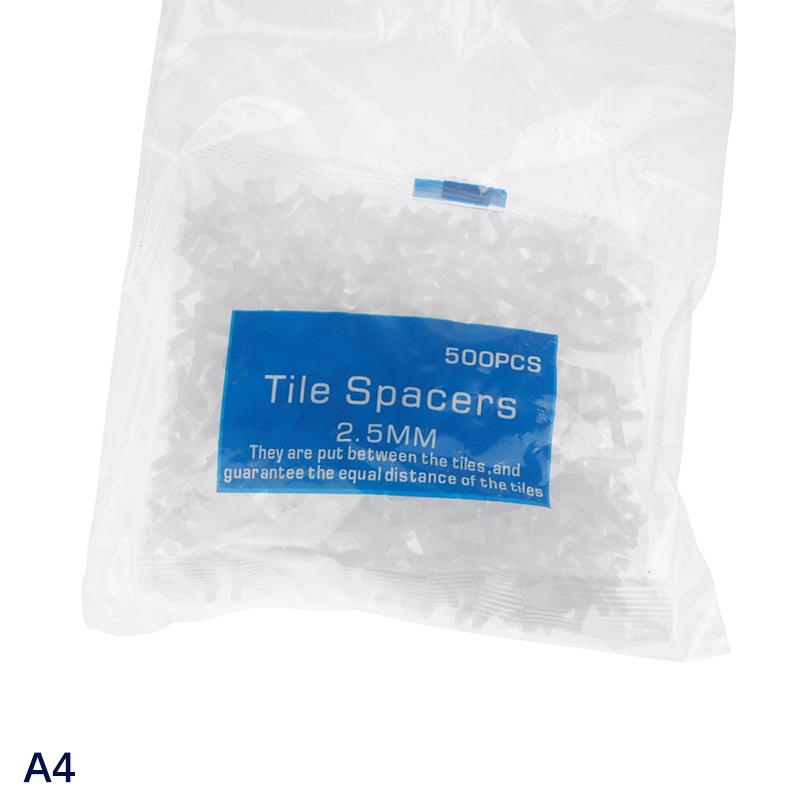 500Pcs 1/1.5/2/2.5/3/5/Mm Plastic Cross Ceramic Tile Leveling System Clips Spacer Ceramic Floor Construction Tools