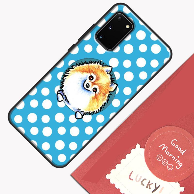 Pomeranian Dog Phone Case For Samsung Galaxy S25 S24 S20 S21 S22 S23 Ultra S9 S10 Plus S25 FE Cover Shell