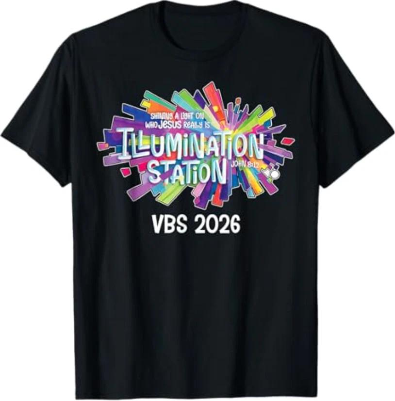 Illumination Station Vbs 2026 Bible Jesus Christian Lights TShirt S
