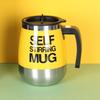 Stainless Steel Automatic Stirring Cup Thermal Insulation Rotating Blender Cup  Coffee Mixing