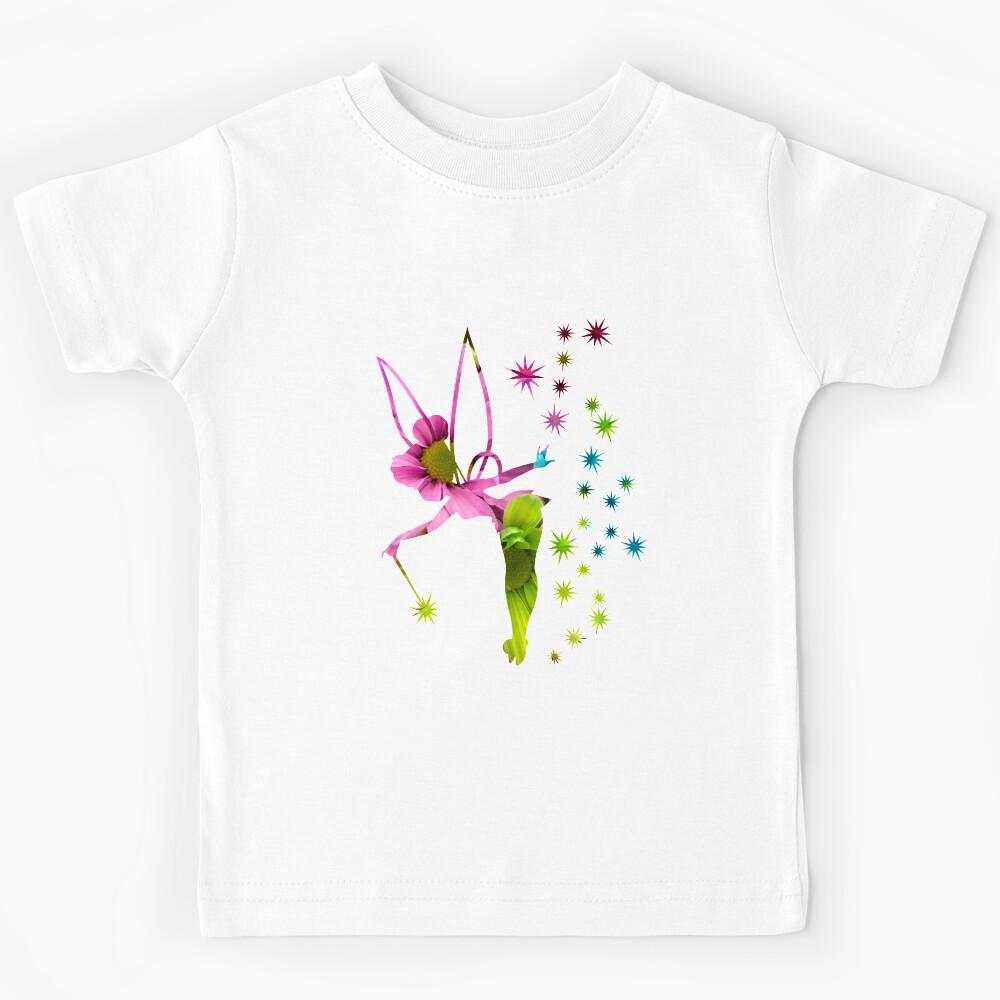 Floral Tinkerbell Kids T-Shirt 160