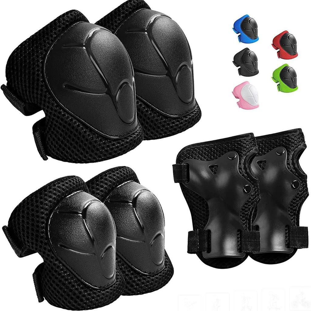 Kids' Skateboard & Ice Skating Protective Gear Set: Knee Pads, Roller Skating & Balance Bike Gear
