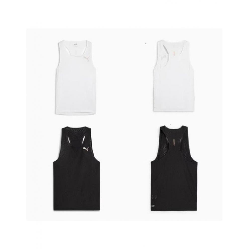 

Puma Men S Running cloudSpun Singlet naSh white/XL
