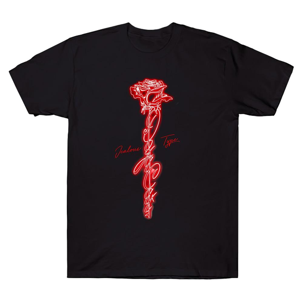 Doja Cat Jealous Type Rose Rose Graphic T Shirts Unisex Men Women Summer Cotton Clothing Harajuku Aesthetic Short Sleeve Tee Y2K