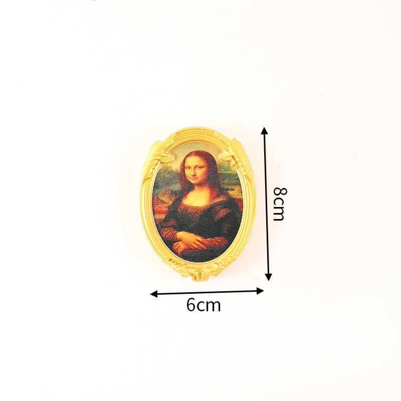 Ímã de Geladeira Arte Retrô Criativa - Porta-Retrato Pintura Famosa