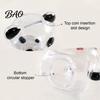 Plastic Piggy Bank Clear Panda for Kids, Cash Coin Bank, Money Saving Jar Box Decoration, Christmas Birthday Girls Boys Durable