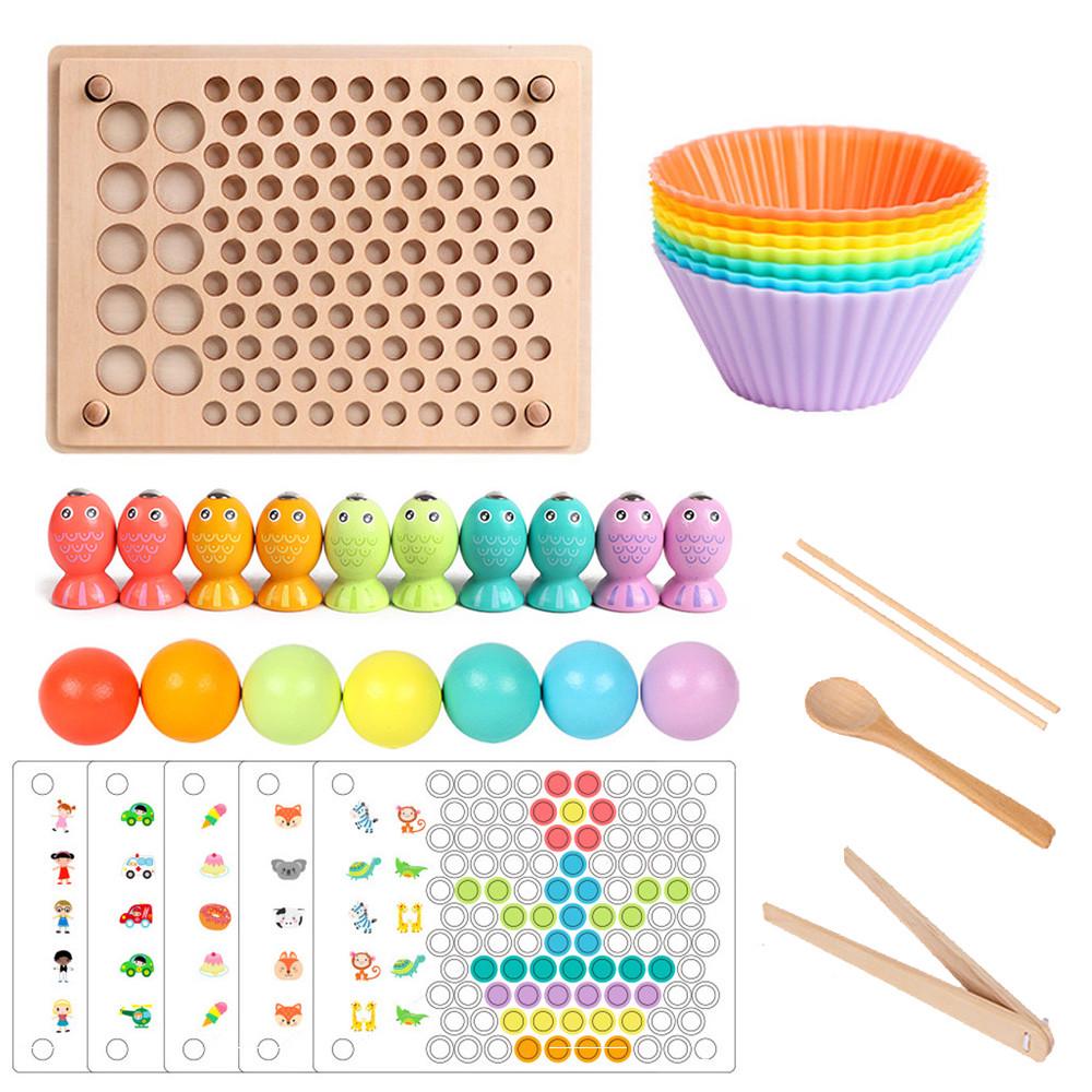 

(H0915)Сортировочные игрушки для малышей Соответствующие игры Сортировка по цвету Игрушки для дошкольного обучения