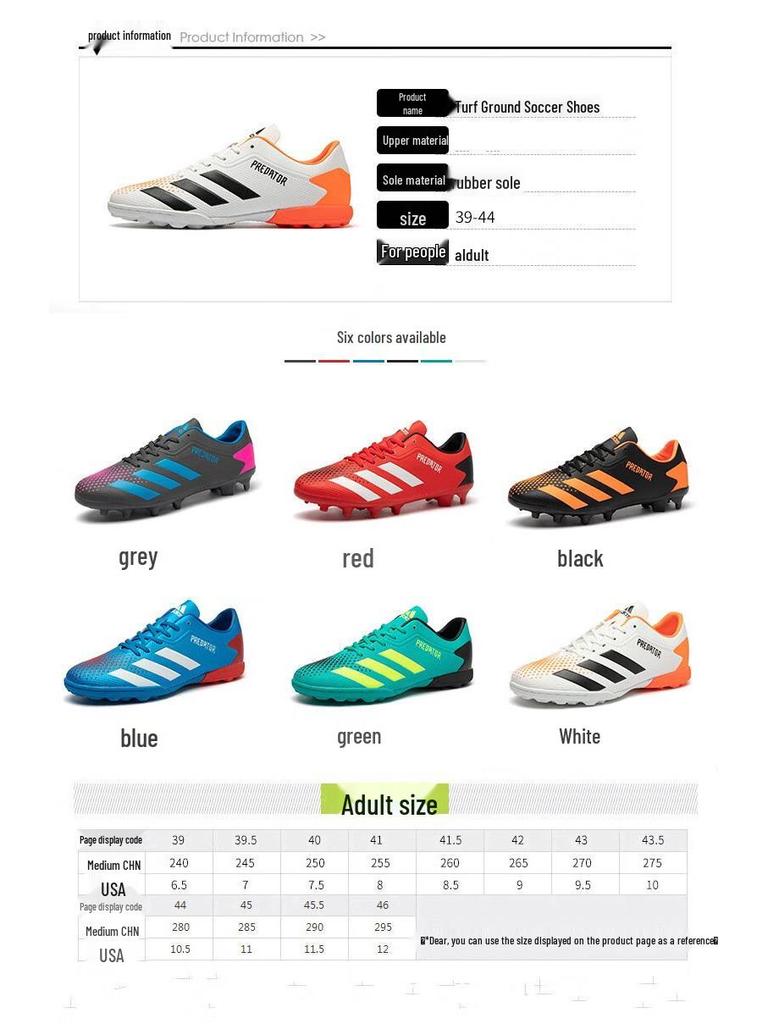 Men's Low-Top Studded Soccer Shoes
