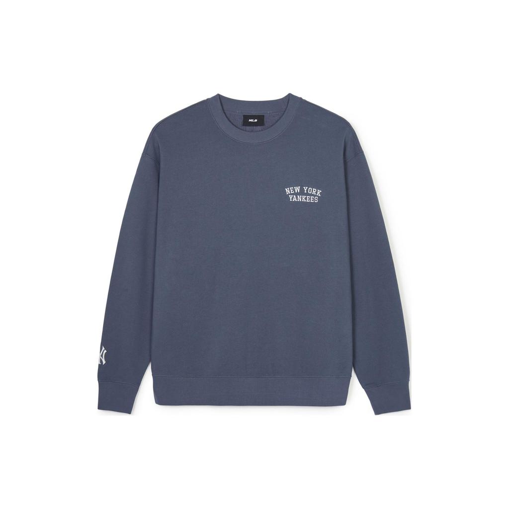 New MLB SS24 New York Yankees Sweatshirt Unisex Blue 3AMTB1141-50GRD