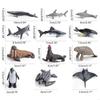 12PC Mini Ocean Animal Figure Multipurpose Toy Set Decorations Early Education X3UC