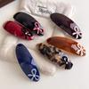Acetate Sweet Bow Hairpins Large Barrettes Headdress Spring Clip Hair Clips  For Women Girls