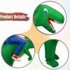 Costume Gonfiabile di Dinosauro Travestimento Ruoli Gioco Festa Cosplay Completo Corpo per