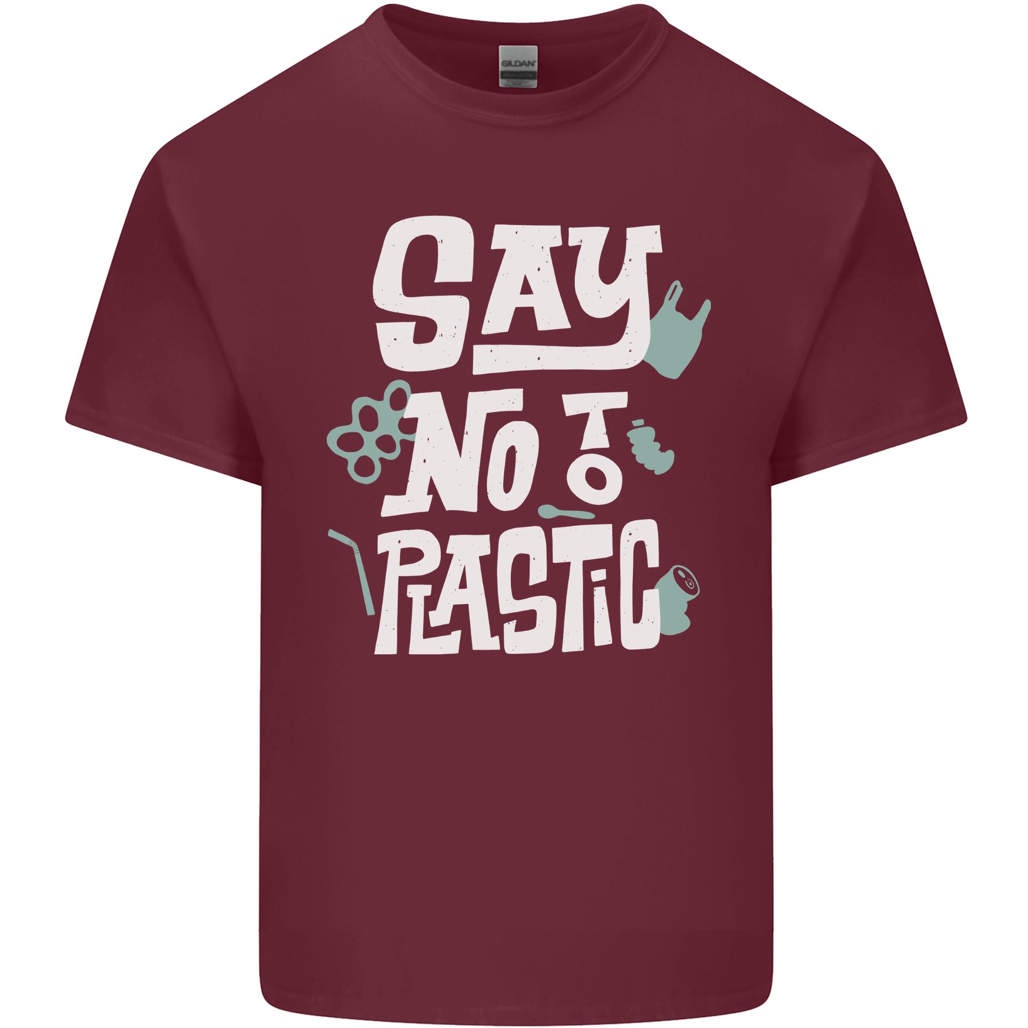 No To Plastic Climate Change Pollution Unisexs Light Cotton TShirt S