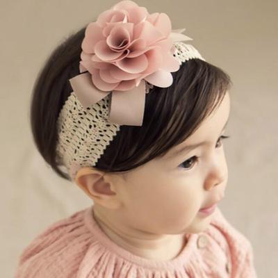 Lace Flower Baby Headband Princess Elastic Floral Kids Girl Turban Child Hairband Hair Accessories