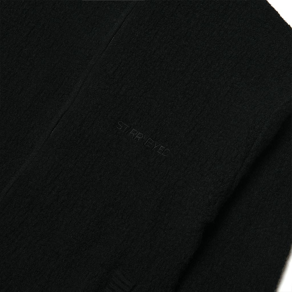 Starryeyed Boucle Two-Way Zip-Up Knit (Black)