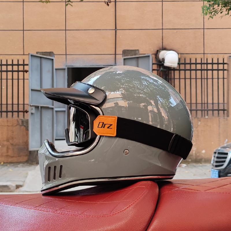 Motorcycle Helmet Full Face Casco Moto Helmet Vintage Chopper Retro Helmet Capacete De Motocicleta
