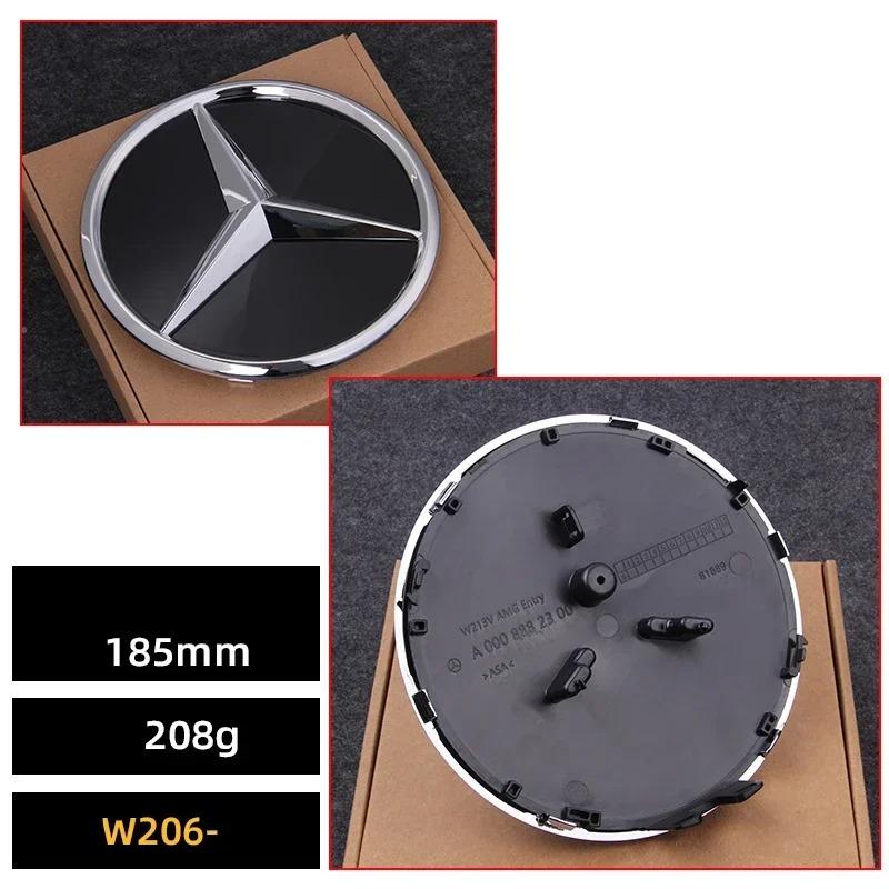 1pcs Car Front Grille Emblem Star Badge Logo Mirror For Mercedes Benz W205 W204 W253 W213 W206 W166 gle glc RM1
