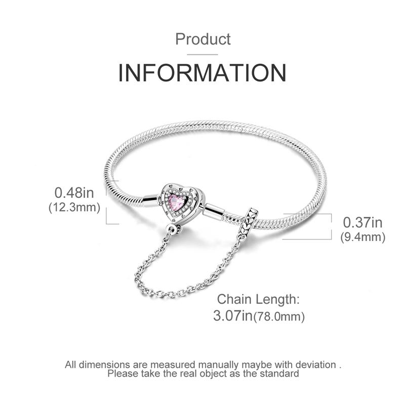 New Original 925 Silver Bracelet Heart Butterfly Bracelet For Women Fit Original Bracelet Charms Beads Jewelry DIY Gift