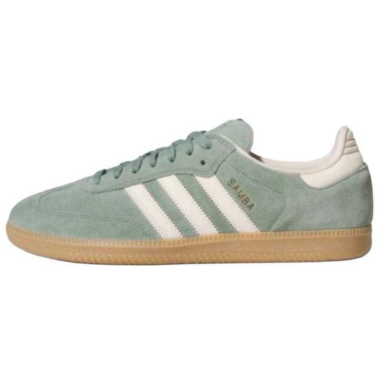 

Adidas Кроссовки Samba ADV Silver Green Wonder White Unisex с золотисто-металлическим оттенком JP5859 38⅔