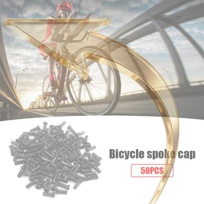 50 sztuk Metalowe nyple do szprych rowerowych MTB Zamienniki do szprych 14G 2mm Rower górski MTB Jazda na rowerze Części rowerowe