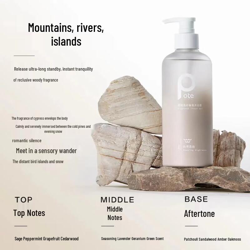 Berti Island Scented Shower Gel