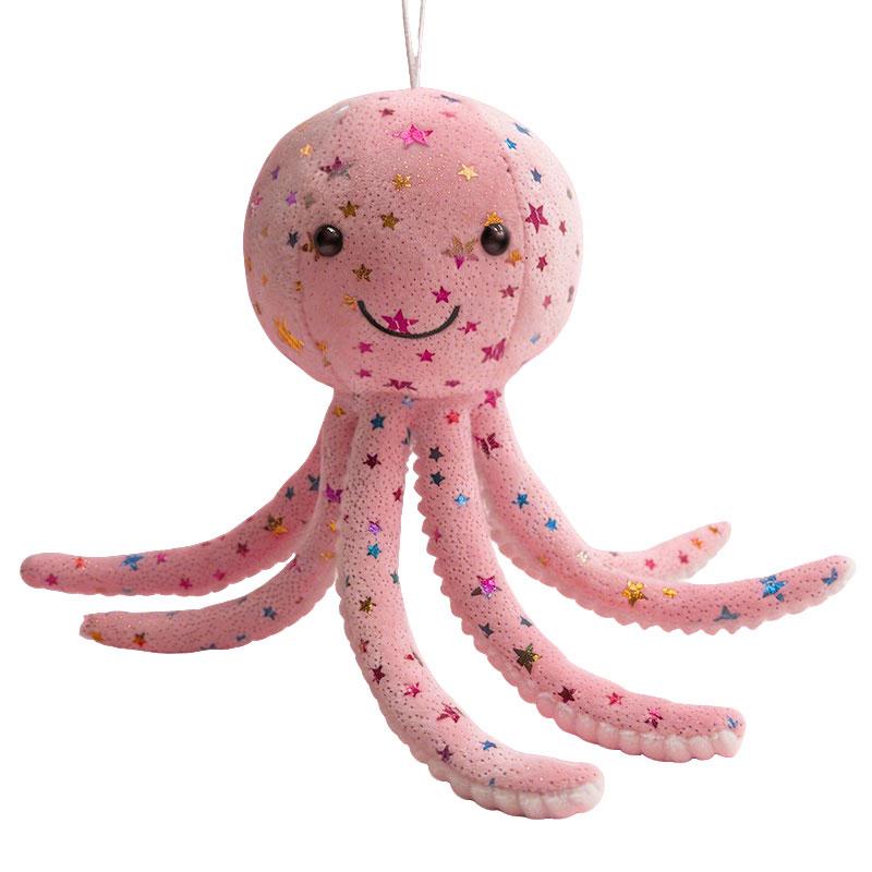 30cm Sterren Octopus Pluche Speelgoed Gevuld Water Cartoon Dier Pop Lachend Gezicht Pluche Kalmerend Cadeau 30cm