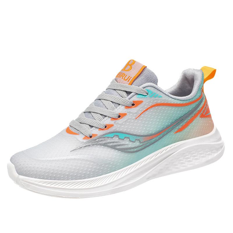 

New men s and women s ultra-light soft-soled sports shoes mesh breathable couple casual shoes trendy versatile student running shoes 36