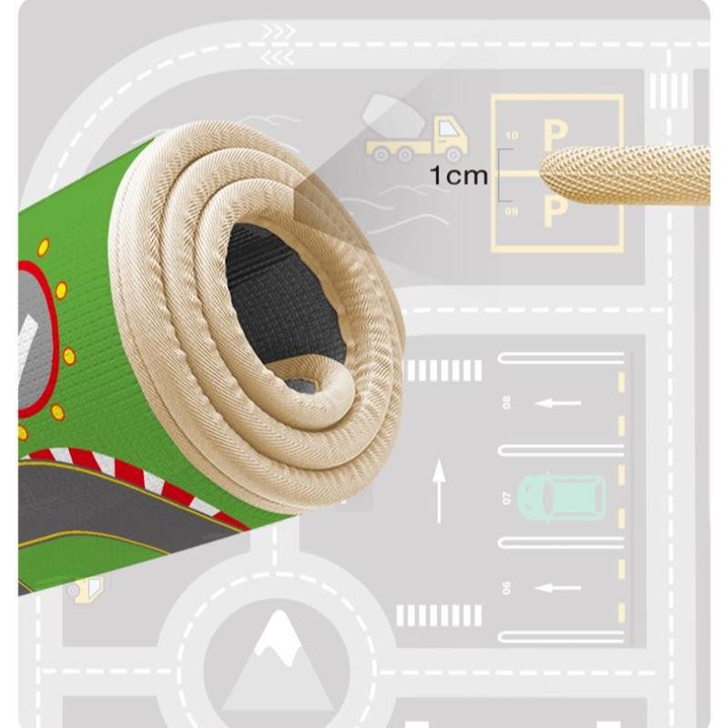 Thickened Baby Game Mat City Traffic Car Map Boy Girls Educational Toys Flying Chess Carpet Carpet Activities for Baby Play Mat
