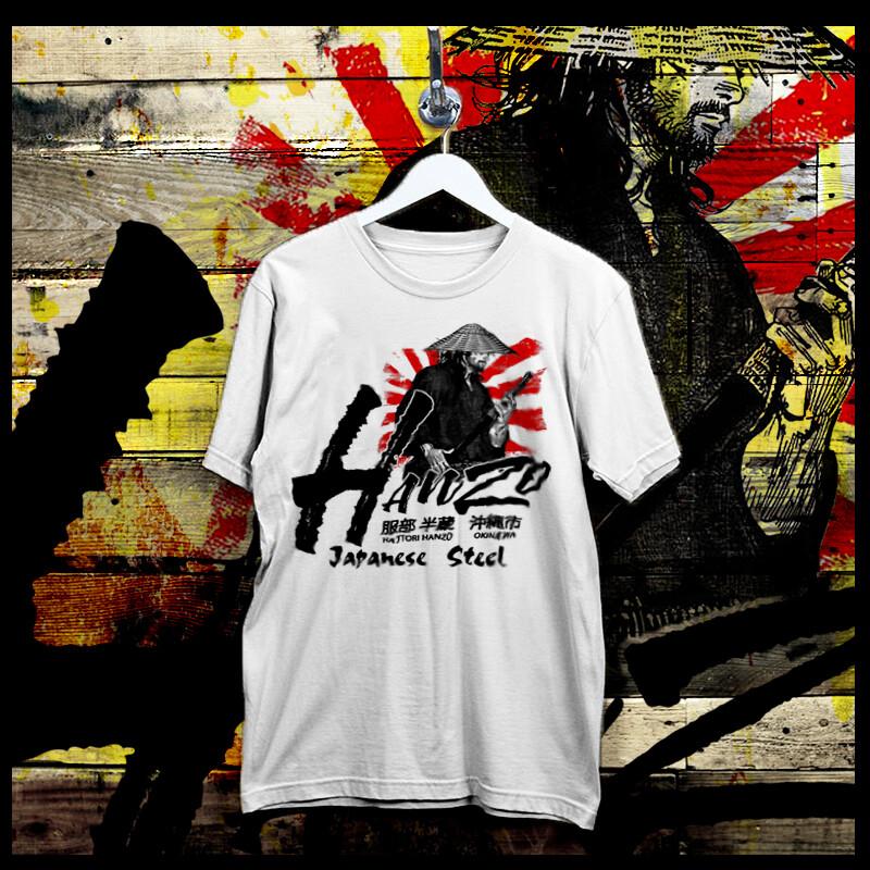 

Samurai T-Shirt Shogun Assassin Bushido Ronin Hattori Hanzo Japanese Steel new M