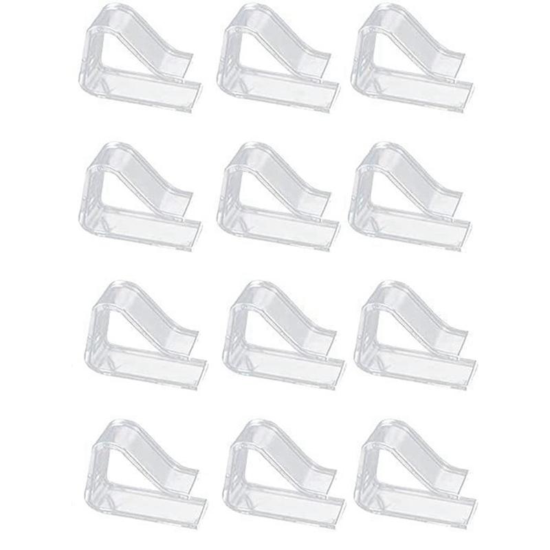 

12 шт. прозрачные зажимы для скатертей зажимы держатель для скатерти зажимы для пикника вечеринки свадьбы крышки стола зажимы декоративные прозрачный