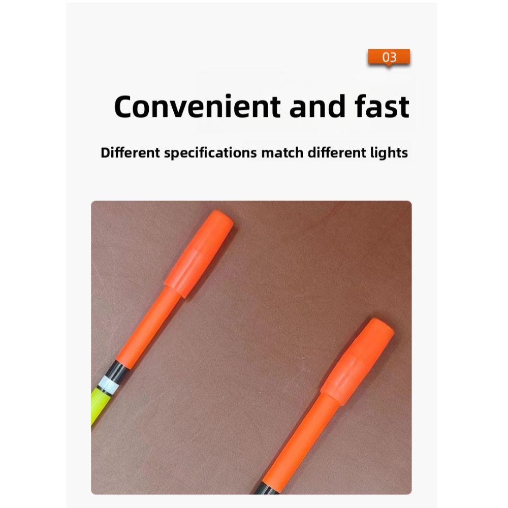 Rubber Material Vertical Buoy Drift Tail Light Sticks Connectors  Tackle Accessories