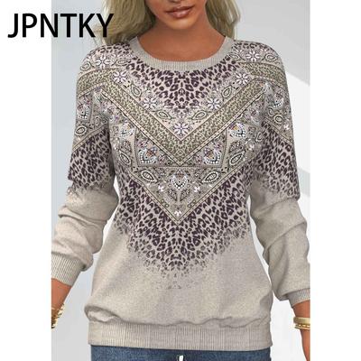 JPNTKY Damenmode Lässige Langarm Kapuzenpullover & Sweatshirts