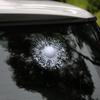 Break Glass Car Window Sticker 3D Tricky Simulation Ball Hits Sticker For Cars Peel & Stick Vinyl Decal Waterproof Car Sticker