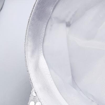 Delicate Hat With Glossy Silver Finish For Celebrations Theatrical Performances Breathable Interior Secure Wear Unisex